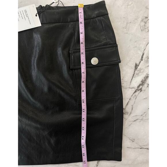 NEW NWT Generation Love Revolve Ari Vegan Leather Skirt size XS - Picture 9 of 9